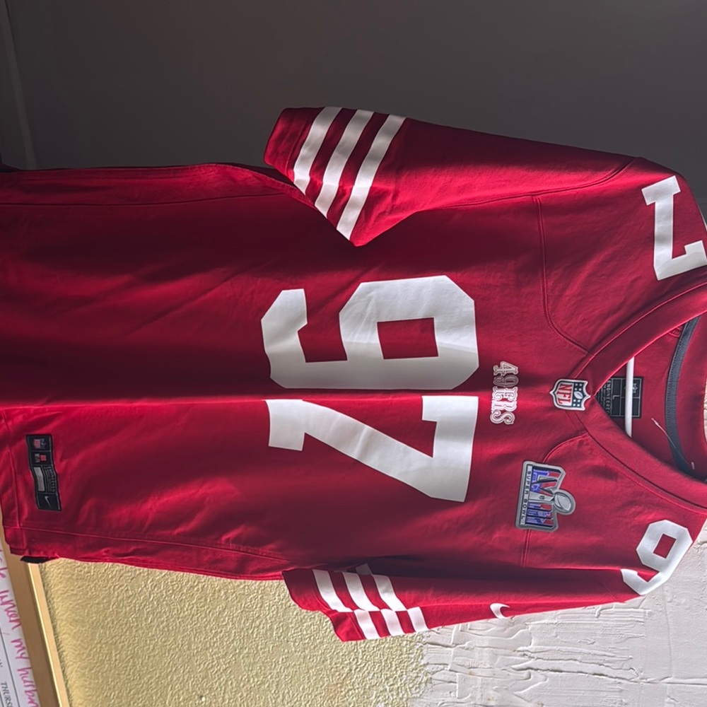 NFL Red and White Men's Jersey (not used)